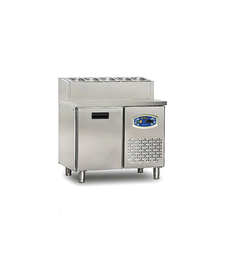 22TBF1S-PA70 1 Kapılı Tezgah Altı Kısa Pizza Hazırlık Buzdolabı