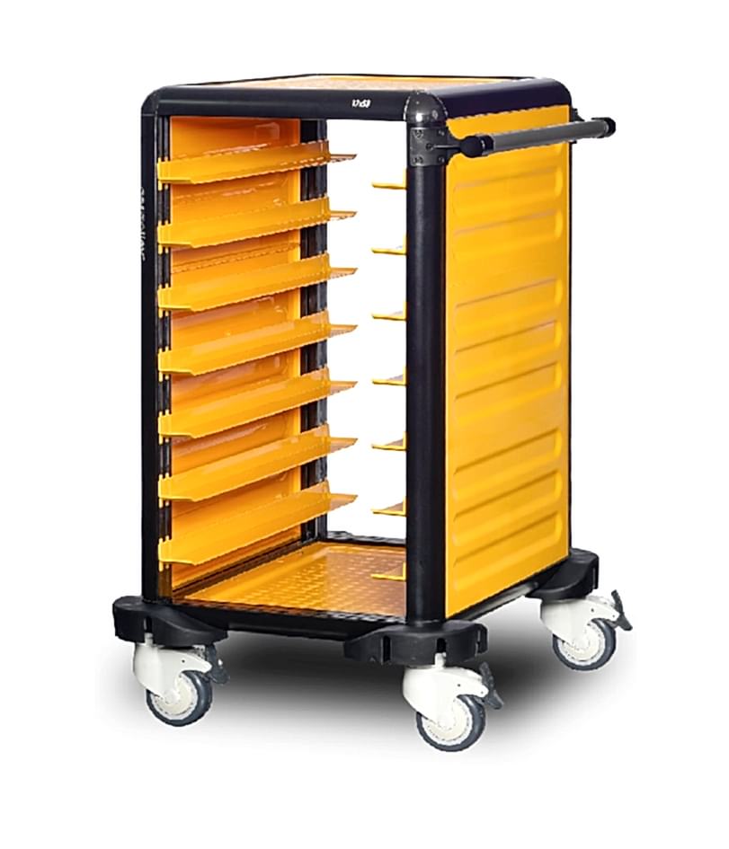 G.ST.75.S.2 Tekli Servis Tepsi Arabası 75 (2 Yanı Kapalı)