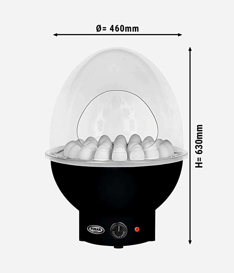 Büfe İçin Yumurta Isıtıcı Siyah