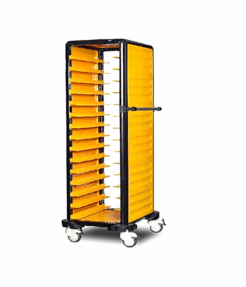 G.ST.150.S.2 Tekli Servis Tepsi Arabası 150 (2 Yanı Kapalı)