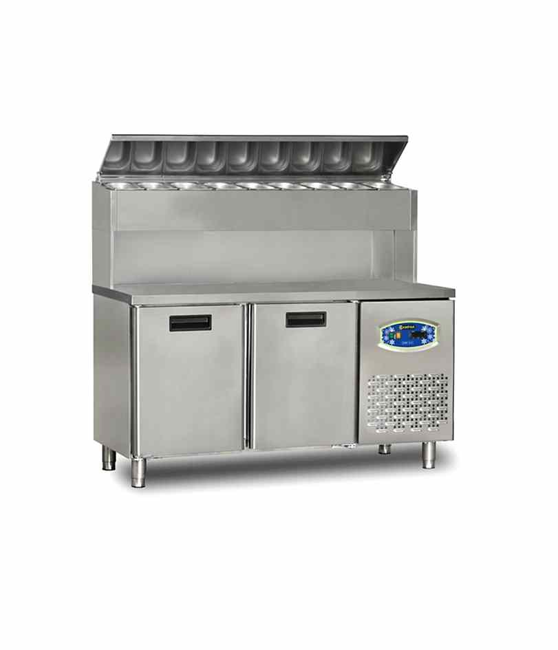22TBF2S-PY70 2 Kapılı Tezgah Altı Yüksek Pizza Hazırlık Buzdolabı