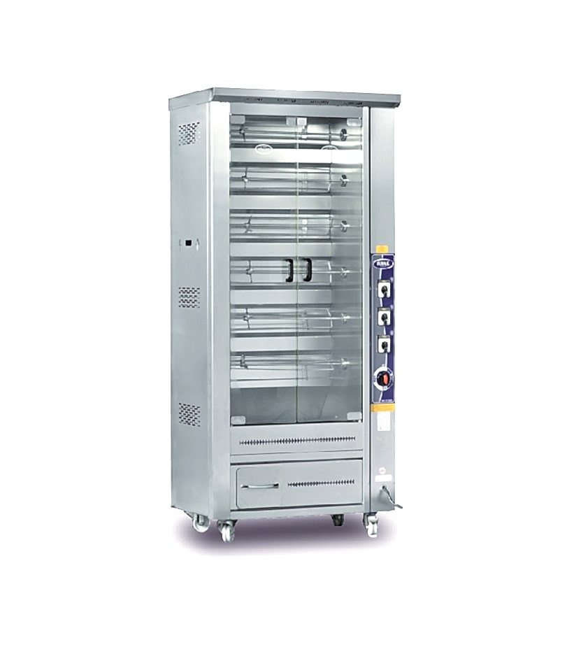 PI4/M013B Gazlı Tek Vitrinli Çevirme Makinesi