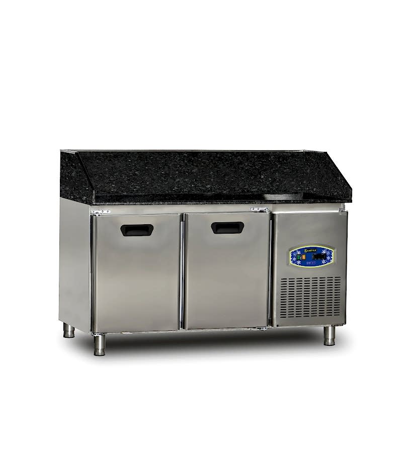22TBF2S-70-GR Tezgah Tipi Buzdolabı Granitli, Çift Kapılı
