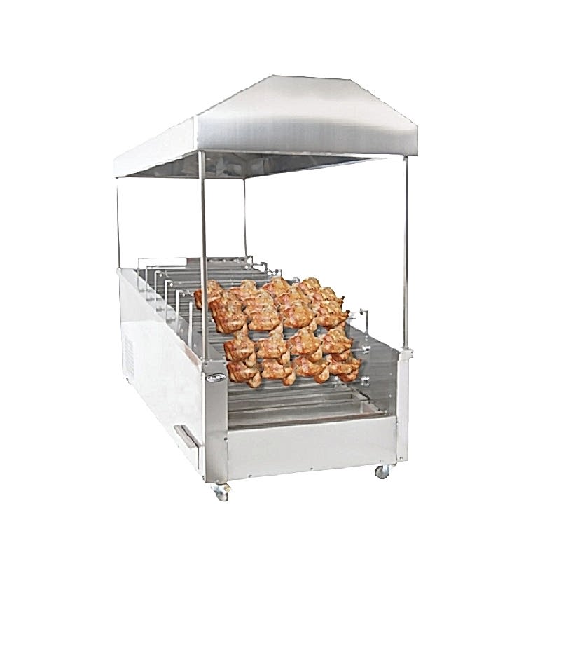 KM012-6 Kömürlü Yatay Tip Piliç Çevirme