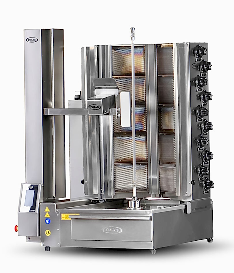 PDR150-G Gazlı Otomatik Döner Robotu