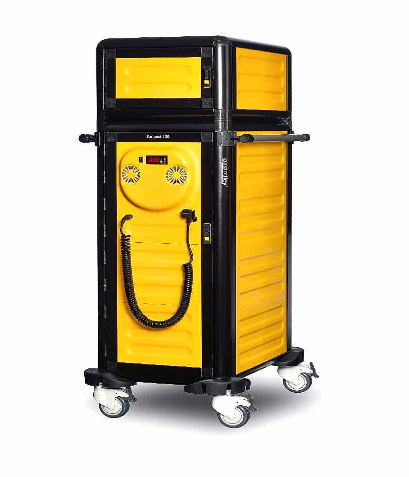 G.MD.100.25.S Tekli Hastane Tepsi Arabası 100 / 25 (Isıtmalı+Nötr)